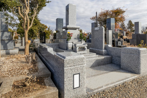 都営八柱霊園　5㎡墓所和型墓